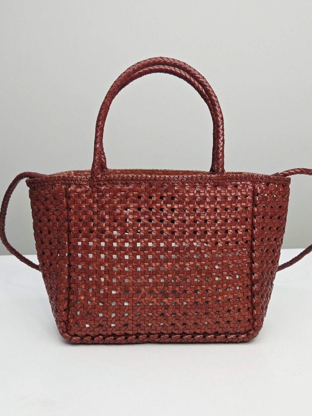 NEW MAISON N.H PARIS ANNETTE PETIT CUIR BAG - PICANTE - Picture 3 of 10